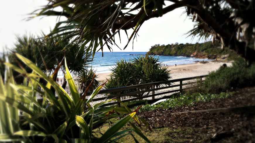 Coolum beach on the Sunshine Coast