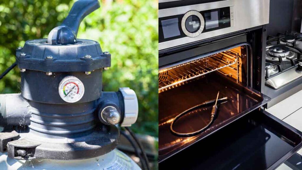oven circuits and pool circuits